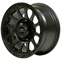 Falcon Ridge Wheel Pitch SBL-12S 14x7, 4/137, 5+2, Black